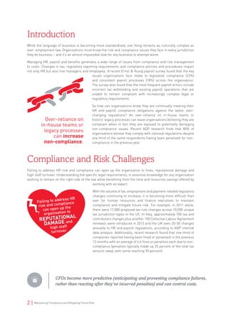 HR Challenges and Solutions - Maintaining Compliance and Mitigating Future Risk
