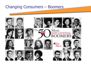 Changing Consumers – Boomers
 