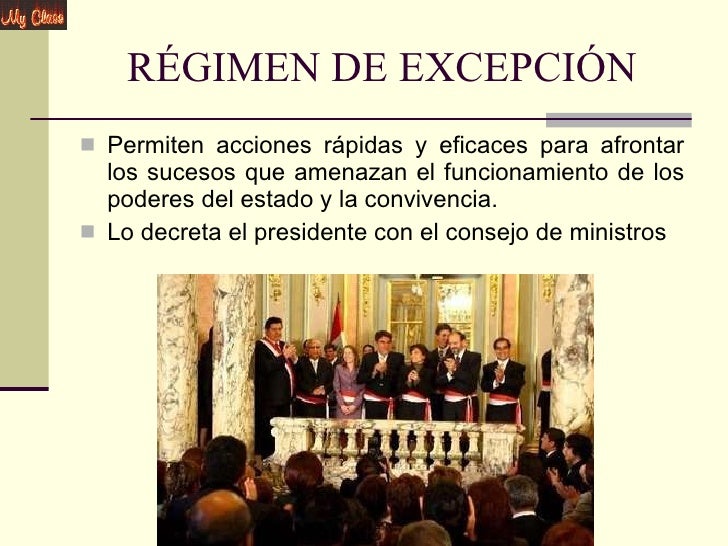 Régimen de excepción