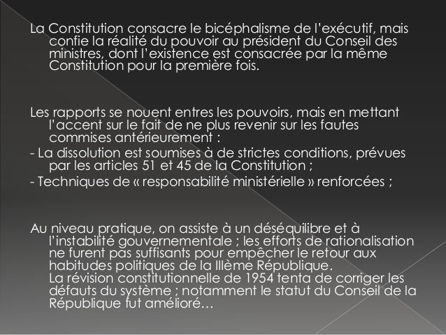 Dissertation rationalisation du rgime parlementaire