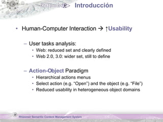 A Platform for Object-Action Semantic Web Interaction | PPT