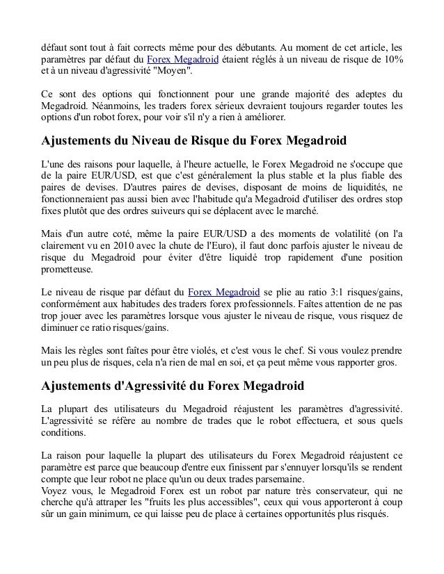 Forex megadroid 2014