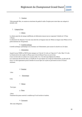 RèGlement Championnat Go