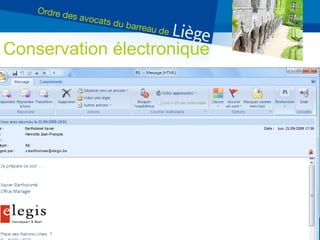 Conservation électronique 