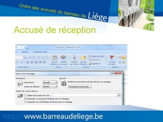 Accusé de réception 