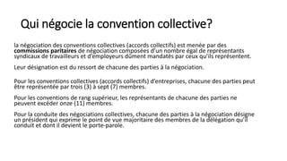 Qui négocie la convention collective?
la négociation des conventions collectives (accords collectifs) est menée par des
co...