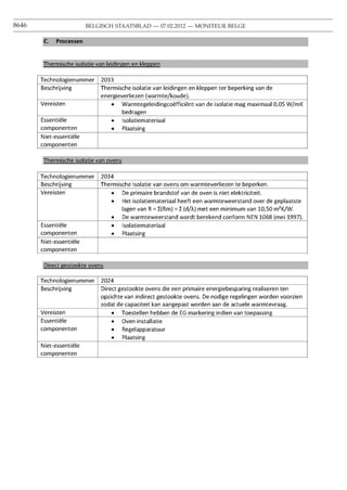 8646   BELGISCH STAATSBLAD — 07.02.2012 — MONITEUR BELGE
 