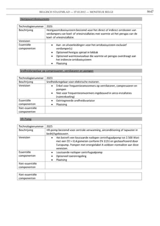 BELGISCH STAATSBLAD — 07.02.2012 — MONITEUR BELGE   8647
 