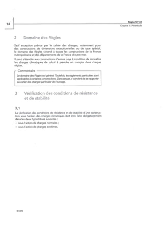 Règles nv 65