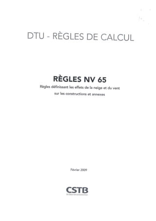 Règles nv 65