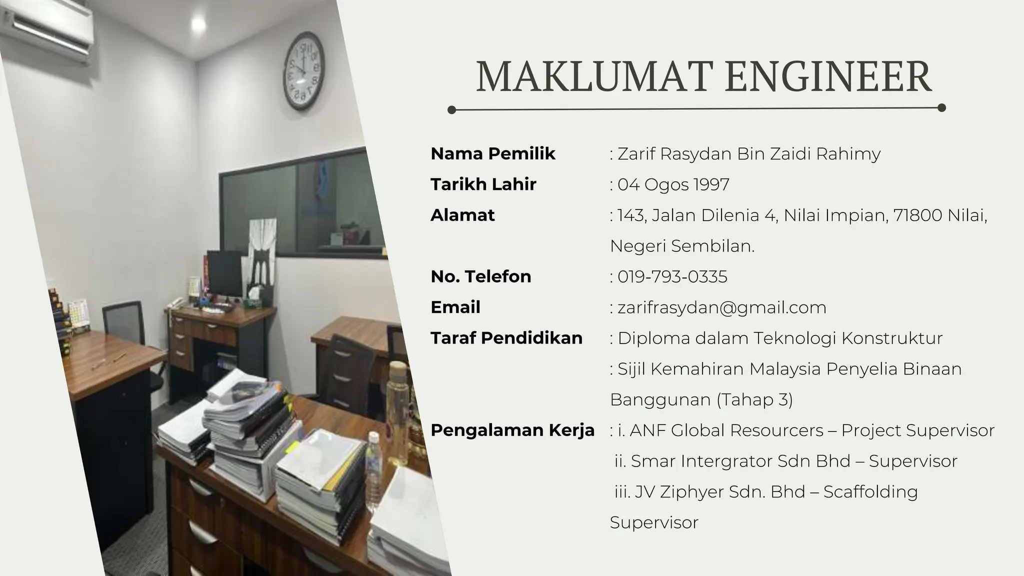 CONTOH PROFILE SYARIKAT CONTOH PROFILE SYARIKAT | PPTX