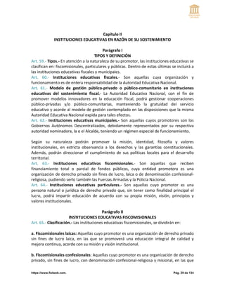 REGLAMENTO A LA LEY ORGANICA DE EDUCACION | PDF
