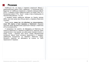 (16%),                    (6%).

(27%).                                                (18%)
                         (17%),
                                      14%.

(69%),
          .
                   ,                                             »,
         19%

(31%)                  (23%).
                                                                2/3
                                             -2012,


                                                                  ,
                                                             (37%).
                                                              100%
                                .




               «           »|                2012 |   2012            4
 