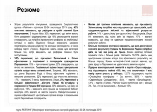 Резюме
• Згідно результатів опитування, проведеного Соціологічною
групою «Рейтинг» протягом 20-24 листопада 2019 року, 43%...