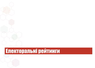 Електоральні рейтинги
 
