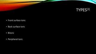 RGP Toric Contact lens | PPTX