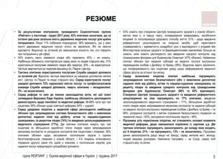 група РЕЙТИНГ | Оцінка медичної сфери в Україні | грудень 2017 3
РЕЗЮМЕ
• За результатами опитування, проведеного Соціолог...
