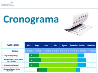 Cronograma
 