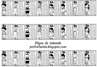 Jogo BARALHO DA TABUADA PDF