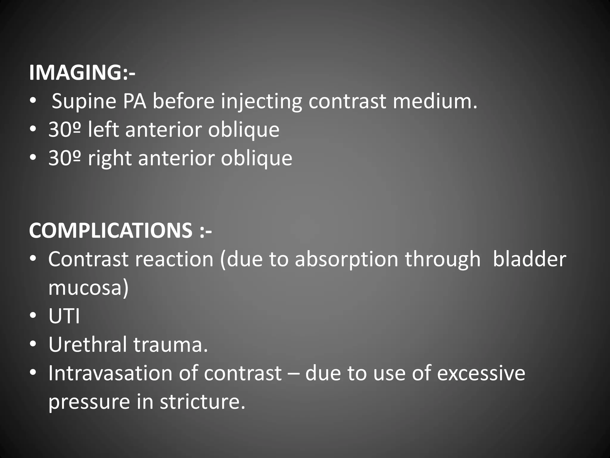 Anterograde/Retrograde urethrography (RGU/MCU) | PPTX