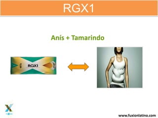 www.fuxionlatino.com
Anís + Tamarindo
RGX1
 