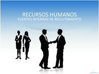 RECURSOS HUMANOS
FUENTES INTERNAS DE RECLUTAMIENTO




           MTRO OMAR JUÁREZ RIVERA   1
 