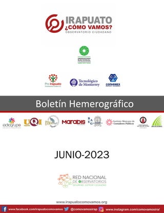 Boletín Hemerográfico
JUNIO-2023
 