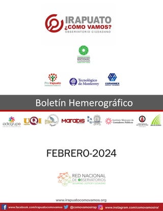 Boletín Hemerográfico
FEBRERO-2024
 