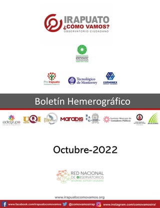 Boletín Hemerográfico
Octubre-2022
 