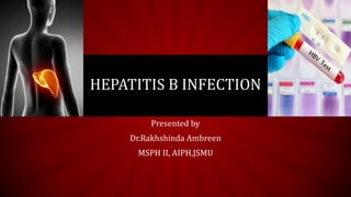 Hepatitis b infection | PPTX