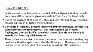 Rhag Protein Rbc Comprehensive Overview of Isoimmunization and Blood Group Antigens in ...