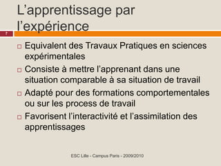 Les méthodes pédagogiques de formation