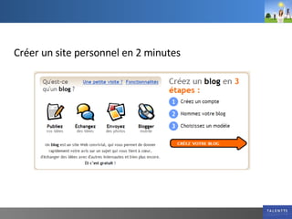 Créer un site personnel en 2 minutes  