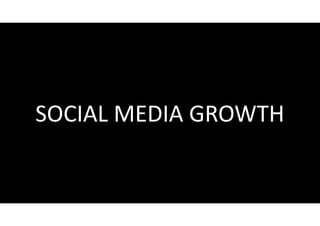 SOCIAL	MEDIA	GROWTH
 