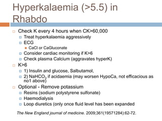 Rhabdomyolysis -Registar teaching (9-10-12)b | PPTX