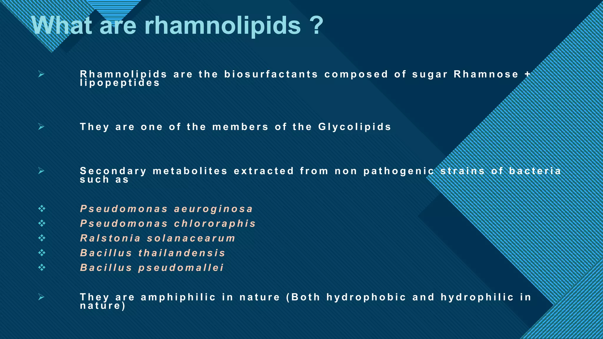 Washing Using Rhamnolipid Rhamnolipids.pptx