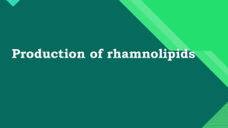 Washing Using Rhamnolipid Rhamnolipids in plant disease control.pptx