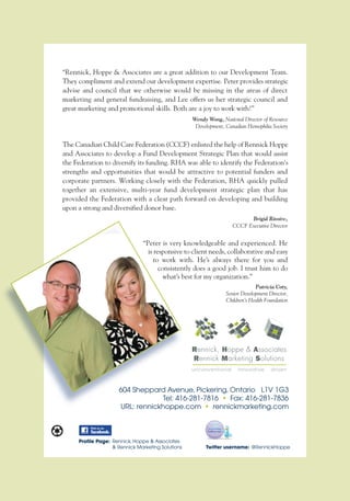 Rennick, Hoppe & Associates Company Prospectus | PDF