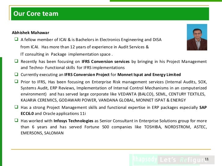 for exam valuer and Rhapsody july services 2011 accounting adviosry profile 16