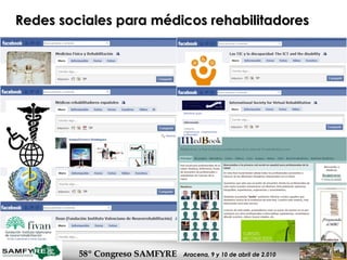 Redes sociales para médicos rehabilitadores 