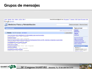 Grupos de mensajes 