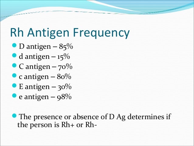 rh blood group ss