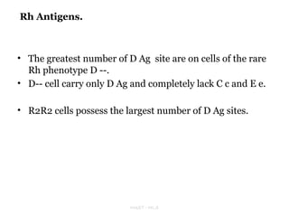 Rare R2r2 Comprehensive Overview of the Rh Blood Group System and Its Clinical ...
