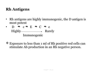 Comprehensive Overview of the Rh Blood Group System and Its Clinical ...