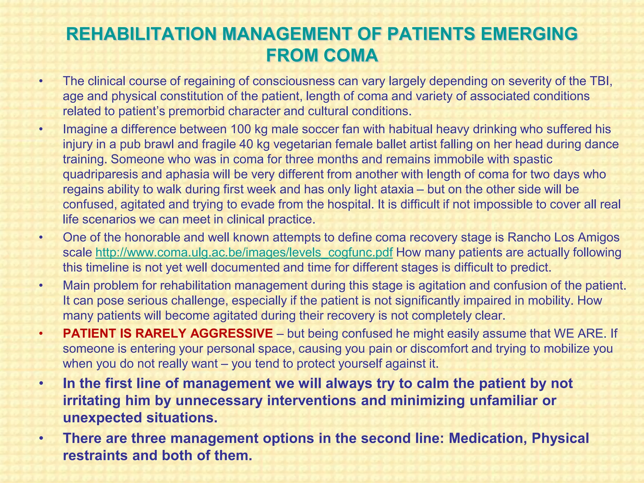 Traumatic Brain Injury Rehabilitation | PPT