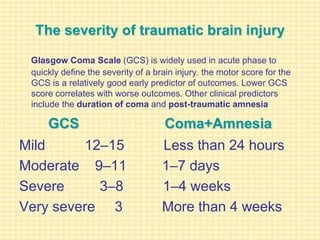 Traumatic Brain Injury Rehabilitation | PPTX