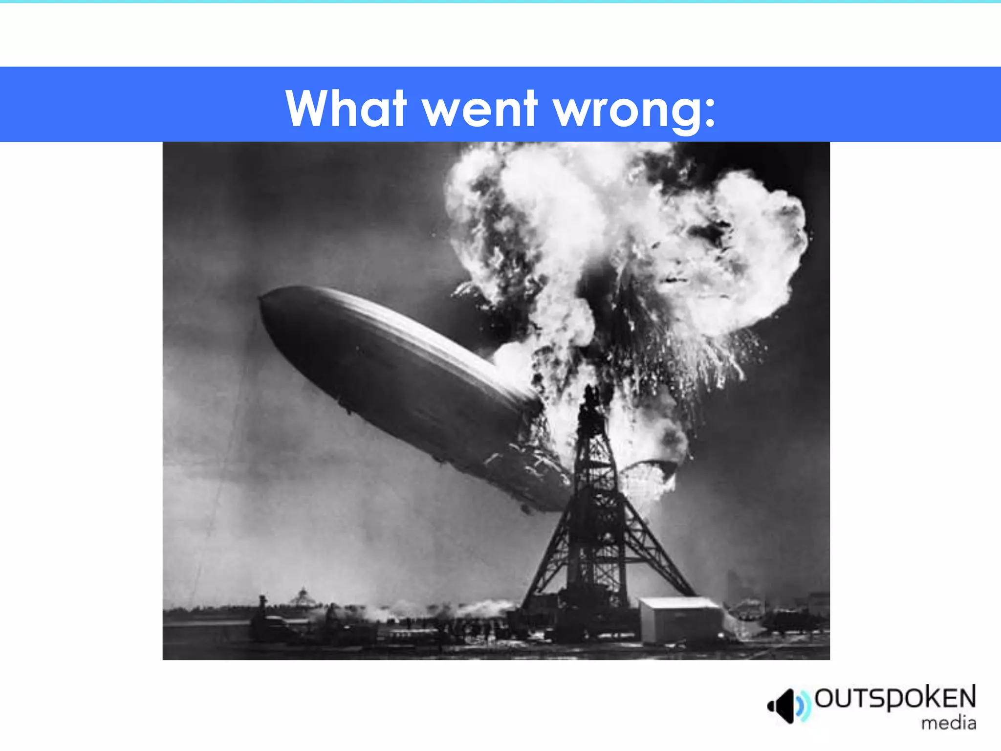 What went wrong:
 
