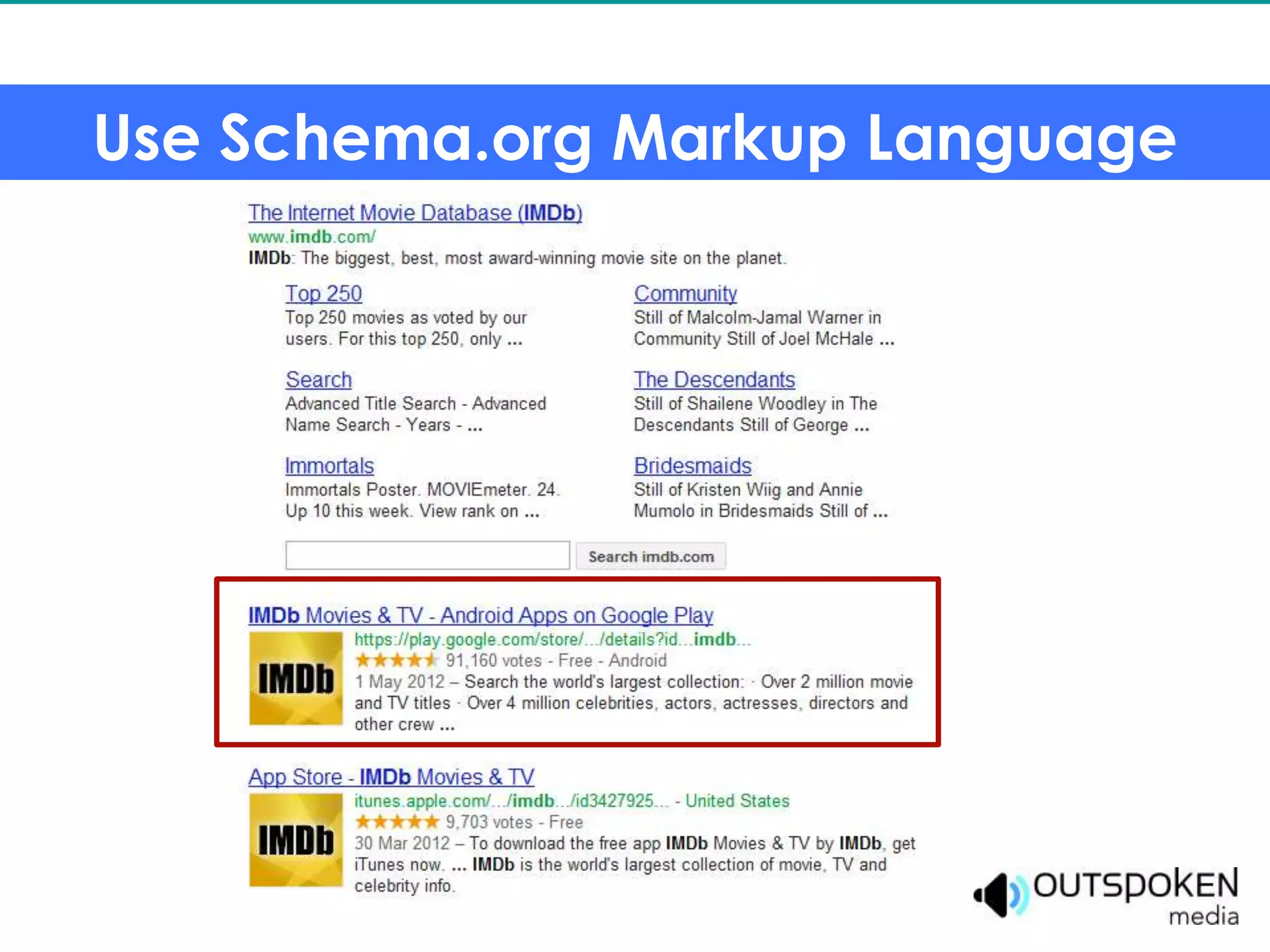 Use Schema.org Markup Language
 