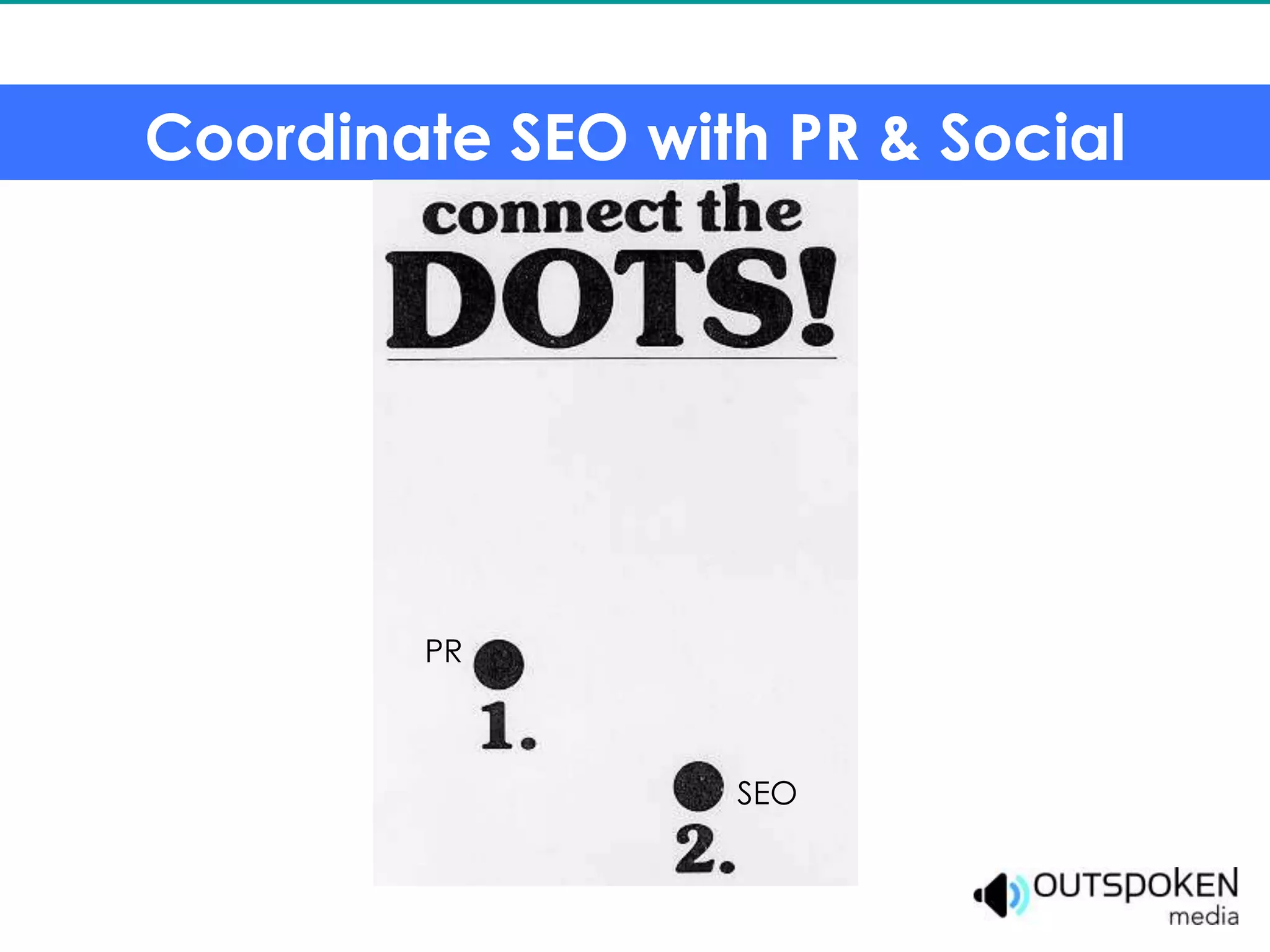 Coordinate SEO with PR & Social




        PR



                  SEO
 