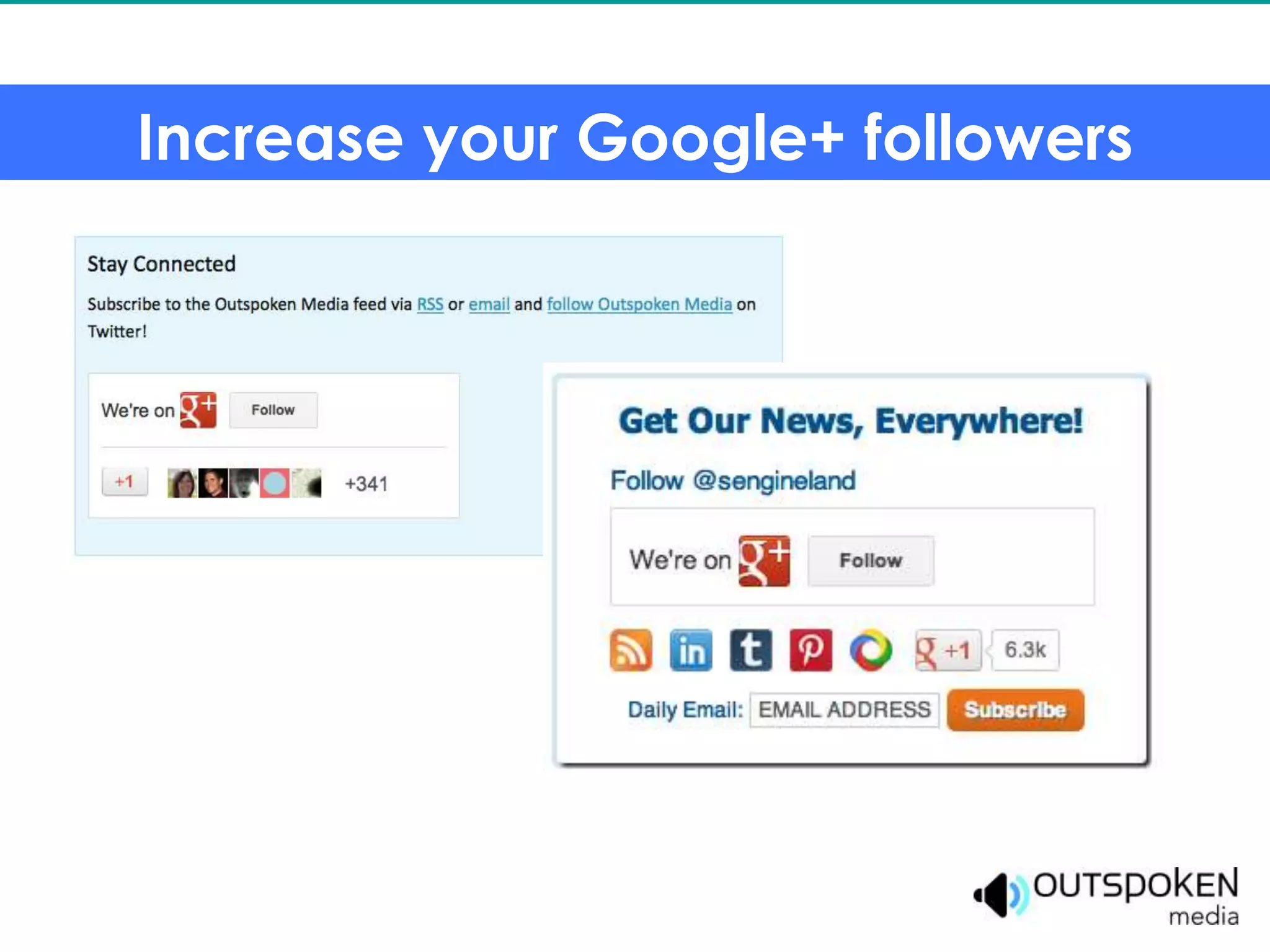 Increase your Google+ followers
 